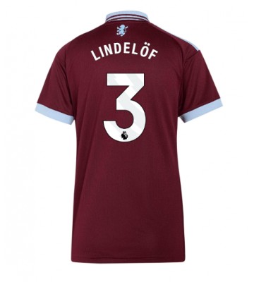 Aston Villa Victor Lindelof #3 Hjemmebanetrøje Dame 2026-27 Kortærmet